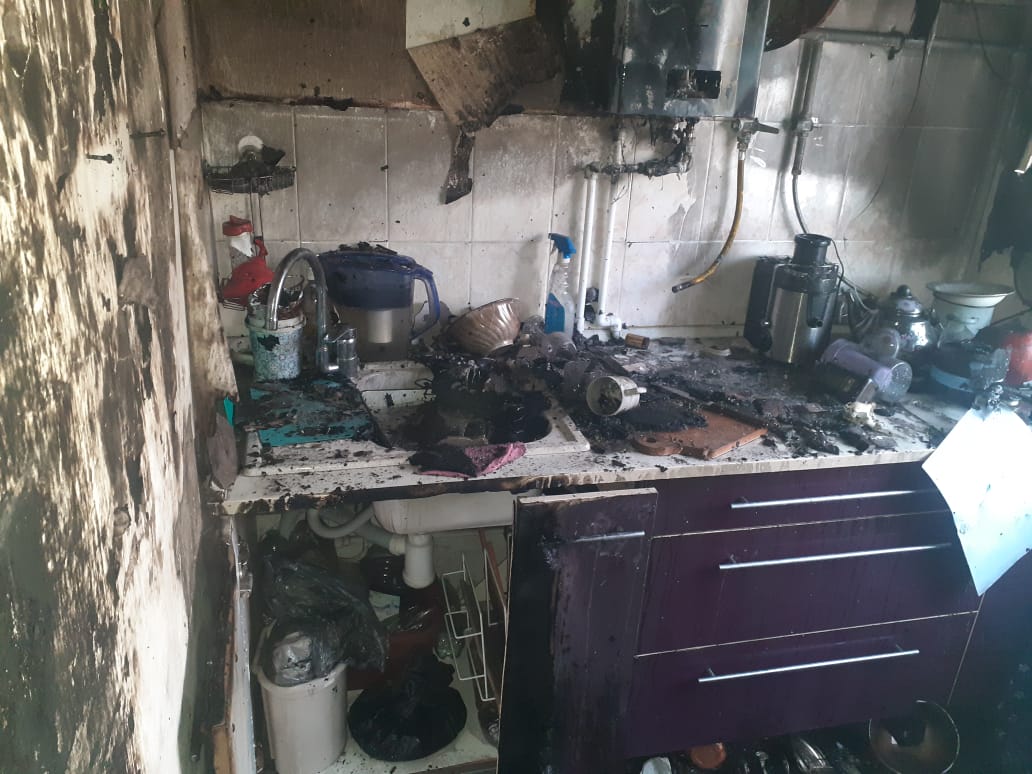 В Котовске случился пожар в многоквартирном доме на Гаврилова