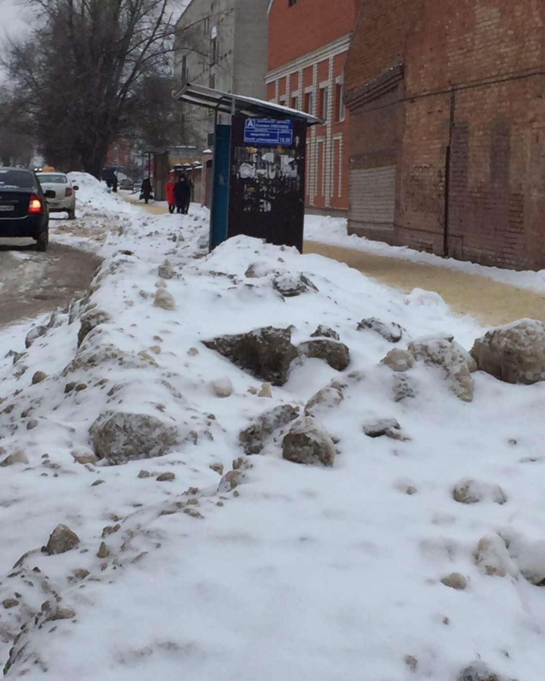 Котовчане жалуются на качество уборки городских улиц от снега