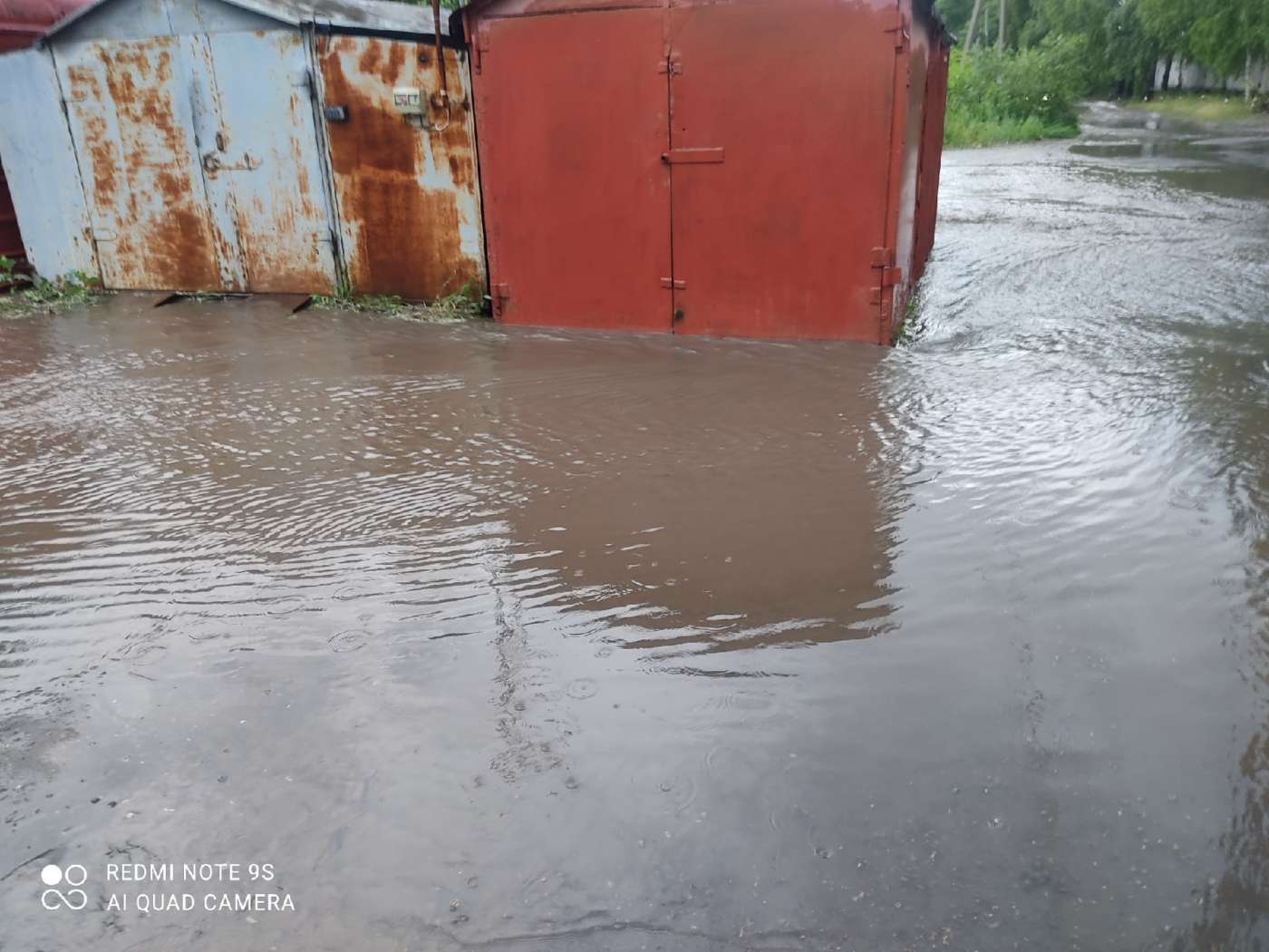 Котовск в очередной раз затопило после краткого ливня