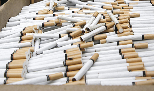 Котовские полицейские изъяли 987 пачек контрафактных сигарет 